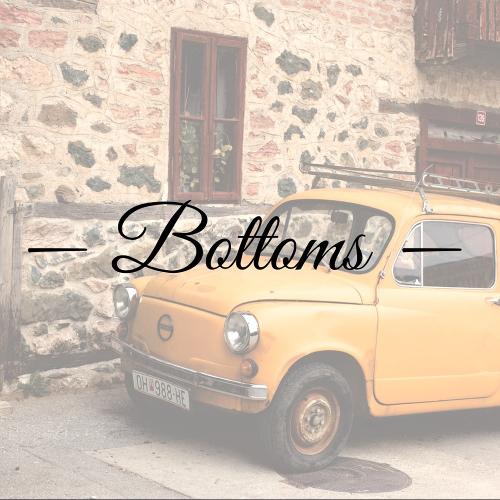 This section has Bottoms! So, skirts, pants, etc!